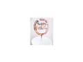 Cake topper Happy Birthday, rose gold - 1 pc