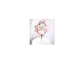 Cake topper Happy Birthday, rose gold - 1 pc