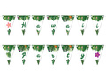 Camouflage flag banner - 500 cm - 12 pcs