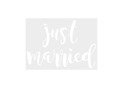 Car Sticker Just Married