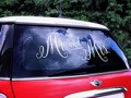 Car Sticker Mr. and Mrs.