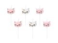 Cat candles - 6 pcs