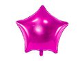 Dark pink star foil balloon - 48 cm - 1 pc.