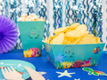 Decorative boxes for chips, crisps Safari - 4 pcs