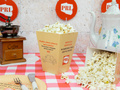 Decorative boxes for popcorn PRL - 6 pcs