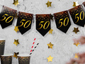 Flag Banner Sparkling 50th - 5 m