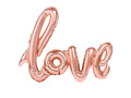 Foil balloon Love rose gold