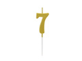 Gold Candle no 7 - 1 pc