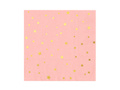 Gold foil stars beverage napkins - 33 cm - 10 pcs