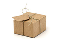 Guest boxes with hang tags brown - 10 pcs.