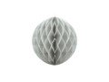 Hanging decoration light gray ball - 20 cm - 1 pc.