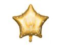 Happy Birthday Star Foil Balloon - 40 cm - 1 pc