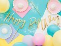 Happy Birthday banner - 62 cm - 1 pc