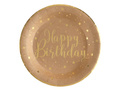 Happy Birthday plate - 22,5 cm - 10 pcs