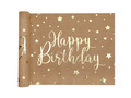 Happy Birthday table runner - 28 x 300 cm - 1 pc