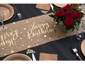 Happy Birthday table runner - 28 x 300 cm - 1 pc