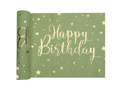 Happy Birthday table runner - 28 x 300 cm - 1 pc