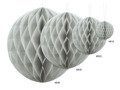 Honeycomb Ball grey - 10 cm - 1 pc