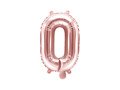 Letter "O" Rose Gold Foil Balloon - 35 cm - 1 pc