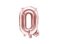 Letter "Q" Rose Gold Foil Balloon - 35 cm - 1 pc