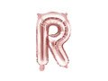 Letter "R" Rose Gold Foil Balloon - 35 cm - 1 pc