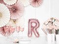 Letter "R" Rose Gold Foil Balloon - 35 cm - 1 pc