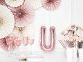 Letter "U" Rose Gold Foil Balloon - 35 cm - 1 pc