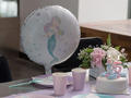 Mermaid Round Foil Balloon - 45 cm - 1 pc