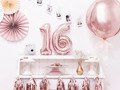 Mini Shape Number 6 Rose Gold Foil Balloon - 35 cm - 1 pc