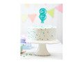 Mini Shape Number 8 Sky Blue Foil Balloon - 13 cm - 1 pc