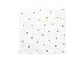 Napkins Hearts, white - 33 x 33 cm - 20 pcs