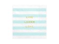 Napkins Live Laugh Love - 33 cm - 20 pc