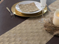 Natural table runner Frozen fir trees