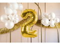 Number 2 gold SuperShape Foil Balloon - 86 cm - 1 pc