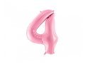 Number 4 pink SuperShape Foil Balloon - 86 cm - 1 pc