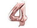 Number 4 rosegold SuperShape Foil Balloon - 86 cm - 1 pc