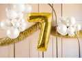 Number 7 gold SuperShape Foil Balloon - 86 cm - 1 pc