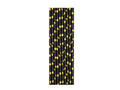 Paper Straws black - 20 cm - 10 pc