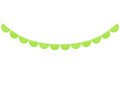 Paper garland green, 3 m, 1 pc