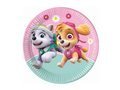 Paw Patrol Pink Plates - 23 cm - 8 pcs