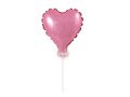 Pink Heart Foil Balloon 8 cm - 1 pc