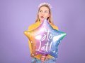 Sto Lat Star Foil Balloon - 40 cm - 1 pc