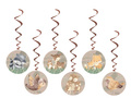 Swirl Decorations Forest Animals - 6 pcs