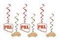 Swirl Decorations PRL - 6 pcs