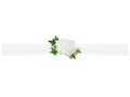 Tulle garland, white - 1,7 m - 1 pc