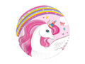 Unicorn birthday plates - 20 cm - 8 pcs.