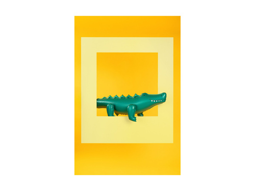 Balon foliowy stojący Krokodyl - 126x36 cm - 1 szt.