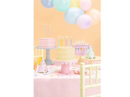 Birthday candles multicolor - 6 pcs
