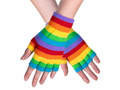 Pair of rainbow gloves