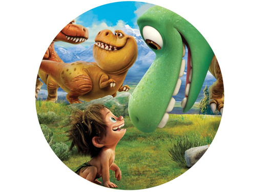 Decorative Good Dinosaur cake wafer - 20 cm